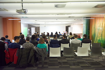 Image showing conference speaker