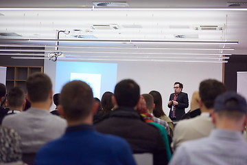 Image showing conference speaker