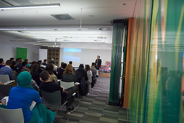 Image showing conference speaker