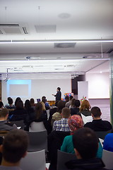 Image showing conference speaker