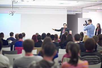 Image showing conference speaker