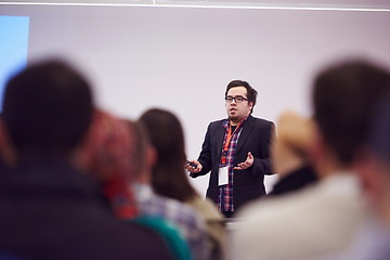Image showing conference speaker