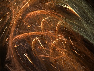 Image showing Night fire fractal