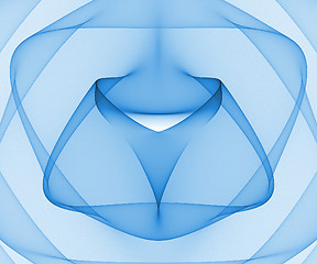 Image showing Blue wave background