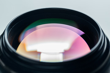 Image showing close up of camera lens