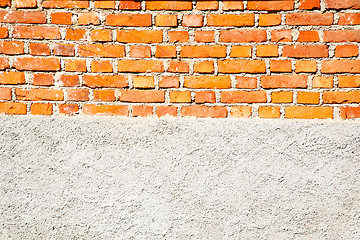 Image showing abstract step   brick in  italy  wall and background
