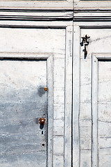 Image showing  traditional   door    in italy   traditional  