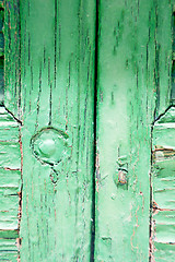 Image showing greece home texture of a  wooden  santorini europe