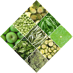 Image showing Vegetables collage