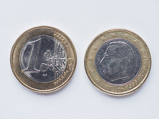 Image showing Belgian 1 Euro coin