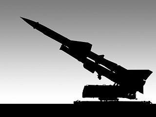 Image showing missile launcher illustration