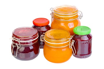 Image showing Jars of Jam