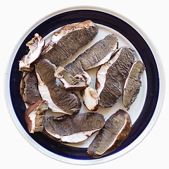 Image showing Porcini mushrooms food