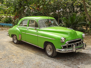 Image showing classic car in Cuba