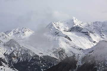 Image showing Mountains in winter