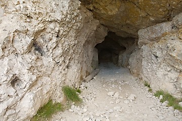 Image showing Tunnel in stone