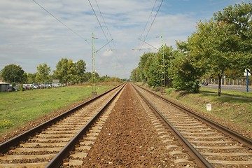 Image showing Railroad Track Pair