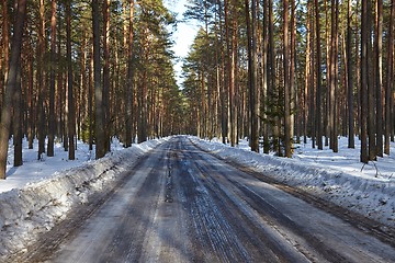 Image showing Winter Road