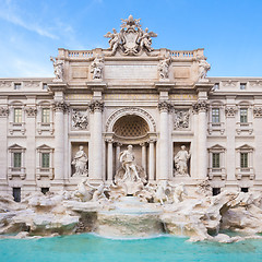 Image showing Trevi Fountain, Rome, Italy.