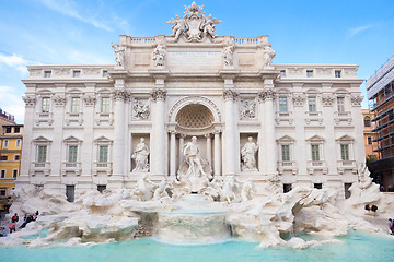 Image showing Trevi Fountain, Rome, Italy.