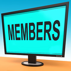 Image showing Members Online Shows Membership Registration And Web Subscribing