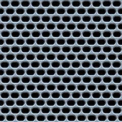 Image showing chrome mesh
