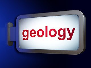 Image showing Education concept: Geology on billboard background