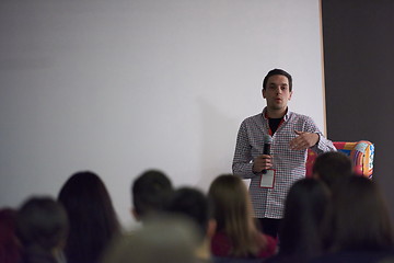 Image showing conference speaker