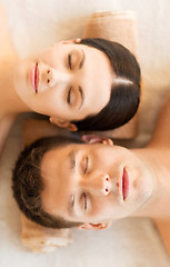 Image showing couple in spa