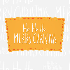 Image showing Holiday greetings lettering