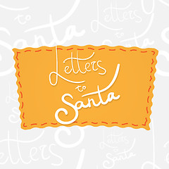 Image showing Holiday greetings lettering