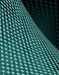 Image showing Green grid