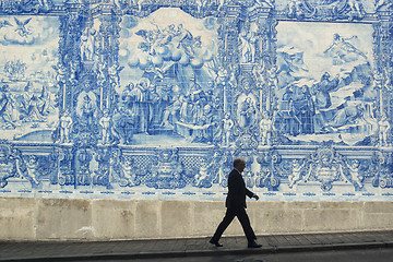 Image showing EUROPE PORTUGAL PORTO RIBEIRA TILE