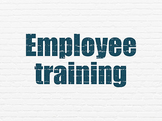 Image showing Education concept: Employee Training on wall background