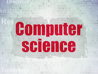 Image showing Science concept: Computer Science on Digital Paper background