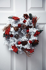 Image showing Christmas wreath