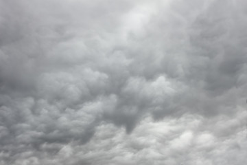 Image showing Grey majestic cloudscape