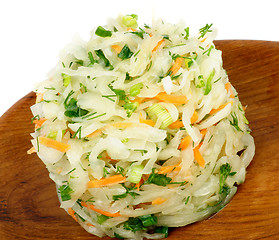 Image showing Sauerkraut with Greens