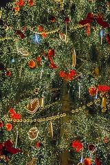 Image showing Christmas Background closeup