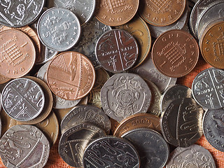 Image showing Pound coins