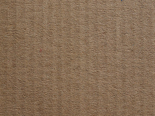 Image showing Brown corrugated cardboard background