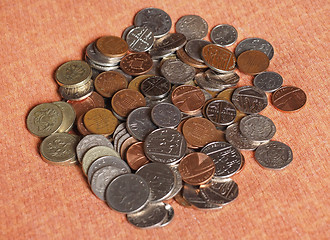 Image showing Pound coins