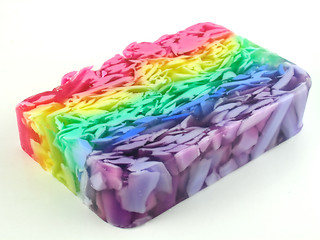 Image showing Rainbow soap