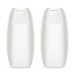 Image showing Shampoo White Plastic Bottle. EPS 10