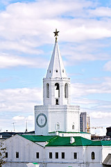 Image showing Spassky tower of the Kazan Kremlin