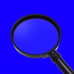 Image showing Magnifying Glass Shows Zoom Or Search