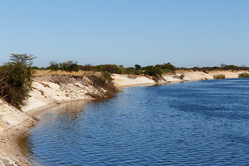 Image showing bank of the river zambezi