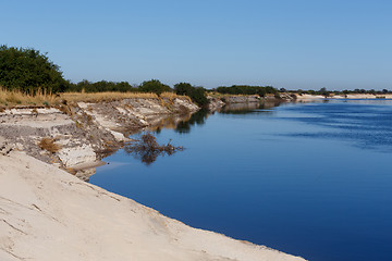 Image showing bank of the river zambezi