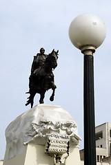 Image showing statue jose san martin lima peru