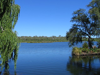 Image showing blue lake